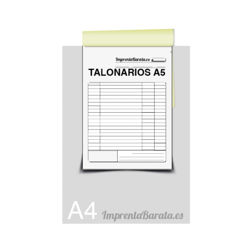 Obtén tus Talonarios A5 Duplicados impresos con calidad y rapidez